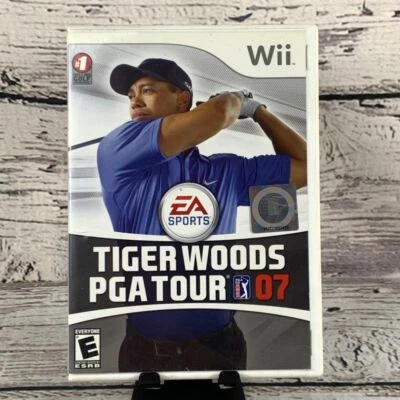 EA Sports Tiger Woods PGA Tour 07 Nintendo Wii Golf Video Game Complete CIB - Image 1 of 4
