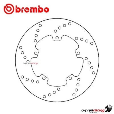 Disco Freno Brembo Serie Oro frente fijado Piaggio Vespa 50 Primavera 2T 13-17 - Imagen 1 de 4