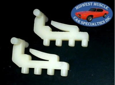 80-93 GM Front Rear Door Quarter Glass Power Window Regulator Tape Block 2pc A - Image 1 of 4