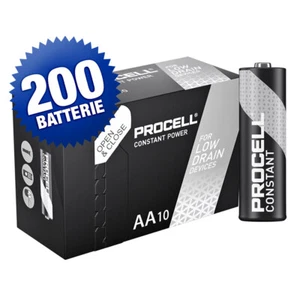 PROCELL 200 Batterie Alcaline CONSTANT Stilo AA 1,5V LR06 - Foto 1 di 11