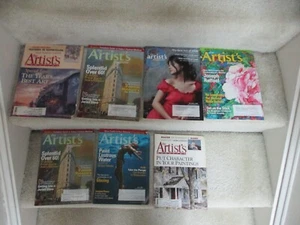 The Artist's Magazine-Lot Of 7,1997,2008 & 2009,One Owner - Picture 1 of 6
