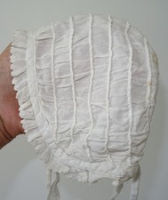 Ravissant bonnet ancien pour petite poupée Jumeau Sfbj