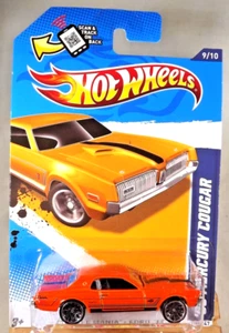 2012 Hot Wheels #119 Muscle Mania-Ford 9/10 '68 MERCURY COUGAR Orange w/BlackMC5 - Picture 1 of 5