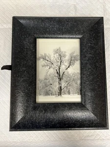 Framed Ansel Adams Snow Tree storage box utensils box gift box Jewlelry Box RARE - Picture 1 of 12