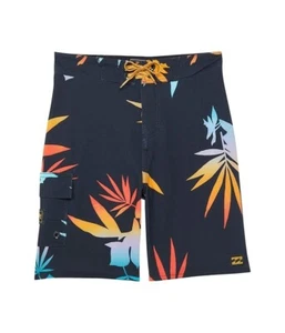 Billabong L111751 Boy's Sundays Pro Multicolor Boardshorts Size 4 / S - Picture 1 of 3