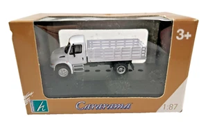 Cararama 1:87 Scale Flatbed Truck In White Die-Cast Plastic Truck - Picture 1 of 2
