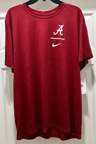 Nike Alabama Crimson Tide Mens Dri Fit Tee T Shirt size 2XL XXL NEW NWT Cover