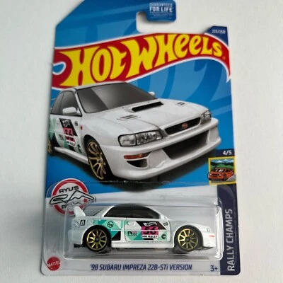 Hot Wheels Treasure Hunt 4/5 '98 Subaru Impreza 22B-STi Version Rally Champs - Image 1 of 4