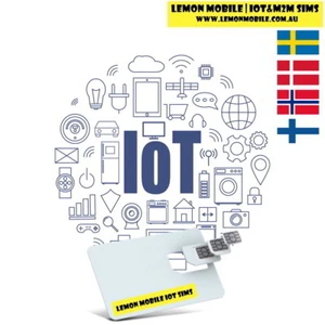 Sweden Denmark Finland Norway IoT SIM card M2M GPS data car pet tracker wearable - Picture 1 of 2