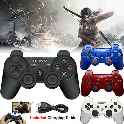 Wireless PS3 Controller For PlayStation 3 With Cable Gamepad AU Stock • 19.48$