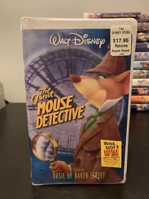 NEW Walt Disney's Masterpiece THE GREAT MOUSE DETECTIVE VHS Factory Sealed VTG - Image 1 of 4