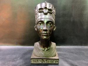 Cabeza grande de la reina NEFERTITI la esposa real de Akenatón - Imagen 1 de 5
