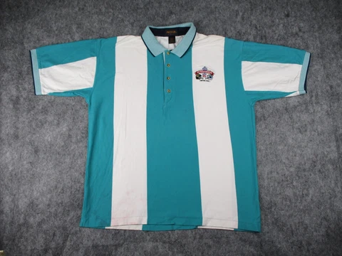 VTG Carolina Panthers Shirt Mens XL Jaguars NFL Pro Football Hall of Fame Polo Cover