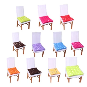 Home Office Polyester Square Shaped Back Support Seat Chair Pad Cushion - Picture 1 of 2