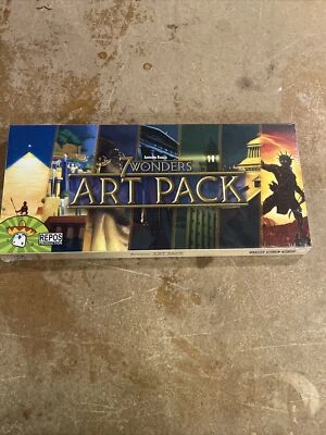 7 Seven Wonders Art Pack Cards Expansion Antoine Bauza Repos SEALED Promo - Image 1 of 4