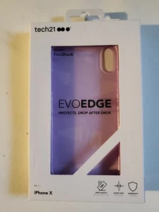 New tech21 EvoEdge Orchid Pink Apple iPhone X Cell Phone Case - Factory Sealed - Picture 1 of 4