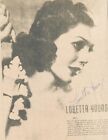 Loretta Young- Signed Vintage Magazine