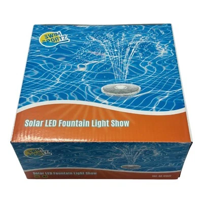 Плавающий светодиодный бассейн фонтан световое шоу плавание спортивная вода спа водонепроницаемый - Изображение 1 из 4