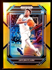 2023-24 Panini Prizm Draft Picks Jaylen Clark Gold Rookie RC Card 10/10 eBay 1/1
