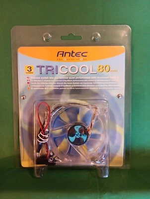 Antec 3 Speed Tricool 80 MM Cooling Fan - New - Image 1 of 4