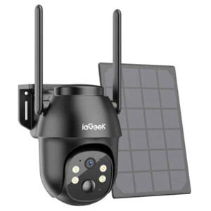4G LTE Überwachungskamera Aussen mit SIM Karte Kabellos PTZ360° H.264/H.265 IP65 - Bild 1 von 13