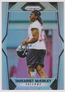 TAKKARIST MCKINLEY 2017 Panini Prizm RC Rookie SILVER SP #284 ATLANTA FALCONS - Picture 1 of 3
