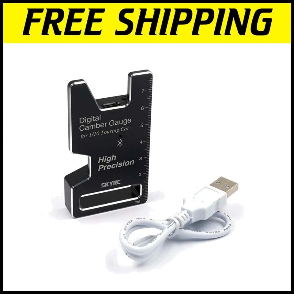 High Accuracy Digital Camber Gauge with USB-C Charging for RC Enthusiasts - Image 1 of 4