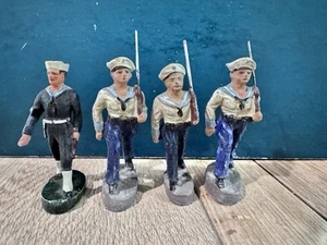 Lineol Copies: German Sailors. Pre War c1935. 70mm Scale - Picture 1 of 3