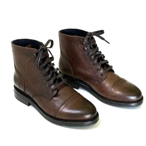Thursday Boot Company The Captain Boot Women’s 7.5 Brown Leather Lace Up Cap Toe - Picture 1 of 16