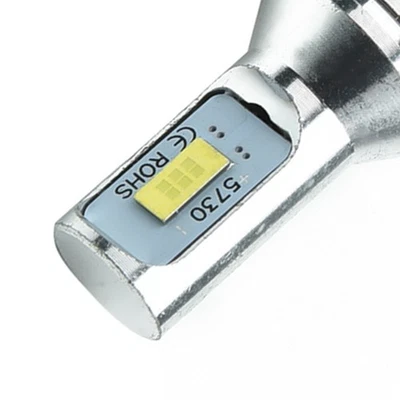 Headlight Bulbs 2pcs set 6000K 8000LM 80W Car H7 High/Low Beam LED Lamp - Image 1 of 4