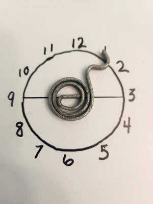 Chrysler DeSoto 1938 puerta inferior pestillo resorte DL-30 Foto 1 de 3