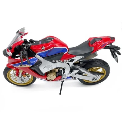 1:9 Honda CBR1000RR HRC Motorcycle Model Diecast Toy Vehicle Motorbike Toys Red - Image 1 of 4