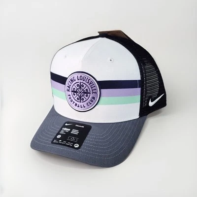 Racing Louisville Football Club Soccer Hat Adult Black Snapback Nike Classic99 - Image 1 of 4