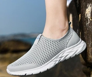 Neu Herren Leger Slipper Schuhe Athletisch Laufen Outdoor Fitnessstudio Turnschuhe Tennis Gehen - Bild 1 von 13