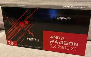 FACTORY SEALED - SAPPHIRE AMD Radeon RX 7900 XT 20GB GDDR6 Graphics Card - Picture 1 of 3