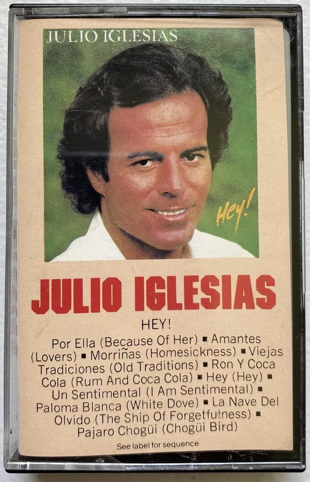 Hey! Julio Iglesias Cassette 1980 Columbia Records CBS Inc. - Image 1 of 2