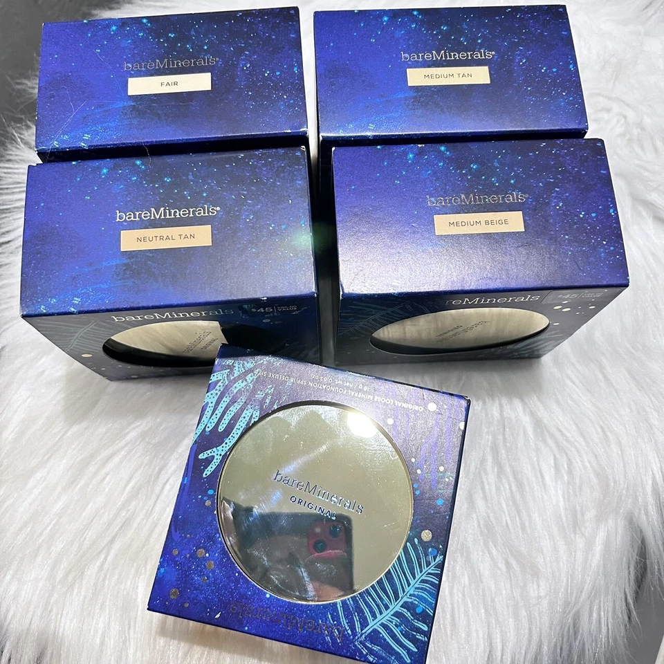 New bareMinerals ORIGINAL LOOSE MINERAL FOUNDATION SPF 15~Jumbo size 18g~Choose - Image 1 of 4