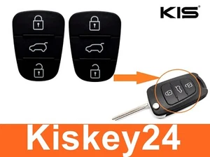 2x 3Tasten Ersatz Schlüssel Tastenfeld Gummi für Hyundai & KIA i10 i20 i30 ix35 - Bild 1 von 2