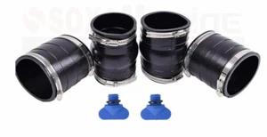 OMC 4.3 5.0 5.7 7.4 L Sterndrive V6 V8 Exhaust Manifold Bellow Hose Repair Kit - Bild 1 von 2
