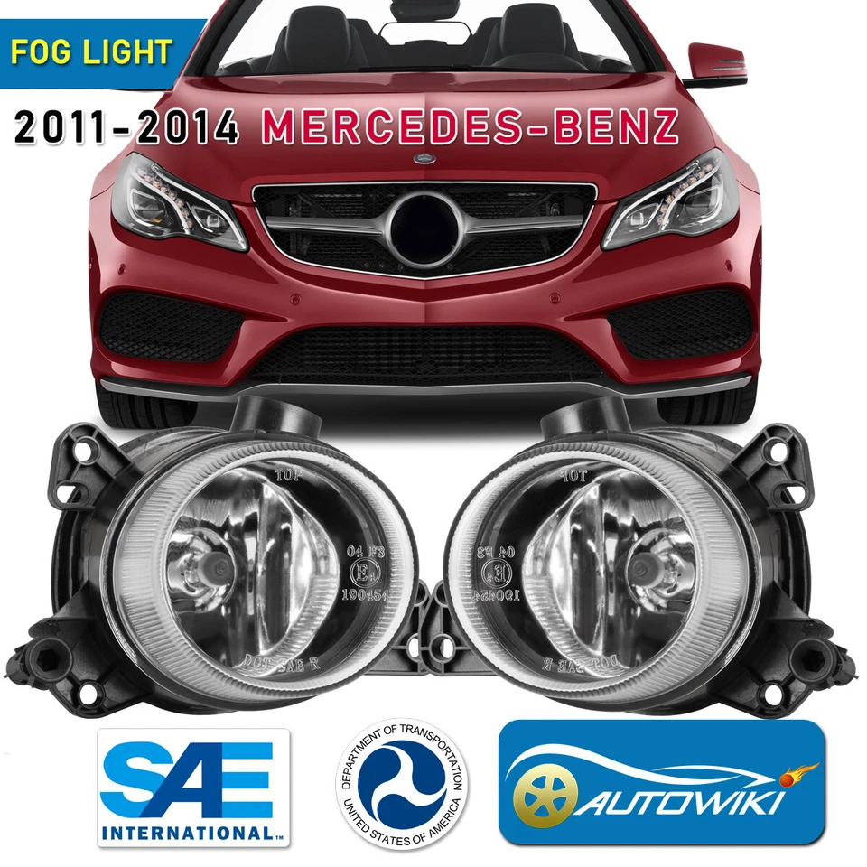 Fog Light for 2011-2014 MERCEDES-BENZ E250 E300  E350 E400 E500 E550 Bumper Lamp - Image 1 of 4