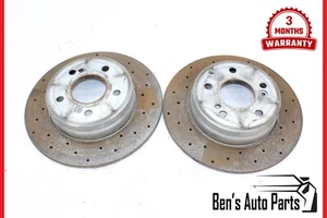 1997-2004 MERCEDES R170 SLK230 SLK320 REAR LEFT RIGHT BRAKE ROTOR ROTORS SET - Picture 1 of 19