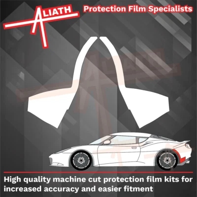 Se adapta a Lotus Evora 2009-21 parachoques trasero arco piedra astillas protector pintura película de protección - Imagen 1 de 4