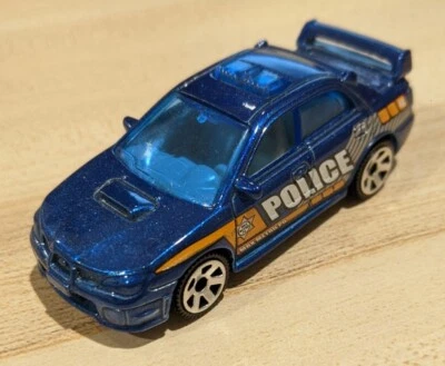 New 2022 Matchbox Japan Tourers - Exclusive 2007 Subaru Impreza WRX Police Loose - Image 1 of 4