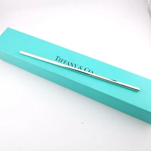 Vintage 1956-1965 Tiffany & Co. Sterling Silver 7.25” Cocktail Drinking Straw - Picture 1 of 11