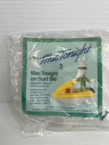 Vintage 1988 McDonald’s Mac Tonight on Surf Ski Toy New - Picture 1 of 3