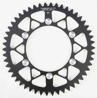 Piñón trasero Fly Racing KTM Husqvarna Gas 50T negro 1991-2024 125cc-501cc Foto 1 de 4