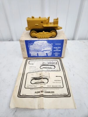 Vintage Original 1/16 Plow Boy Toy Crawlers Westrak Toy Crawler In Box Cat Jd - Image 1 of 4