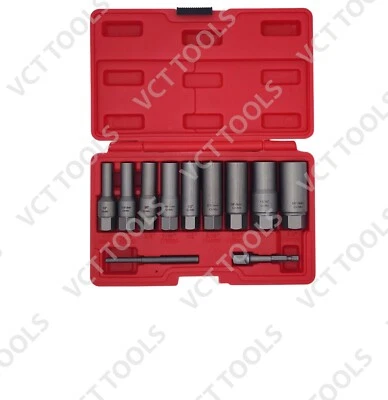Extractor de pernos espiral profundo VCT 11 piezas 3" con accionamiento de 3/8" Foto 1 de 4