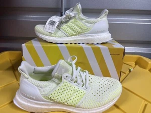 Adidas UltraBOOST Clima J Shock Yellow White B43506 Youth 5.5, Women’s 7 - Picture 1 of 8