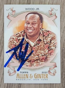 Roy Wood Jr Signed 2021 Allen & Ginter Card #203 Auto Actor Comedian LEGEND RAD - Bild 1 von 1